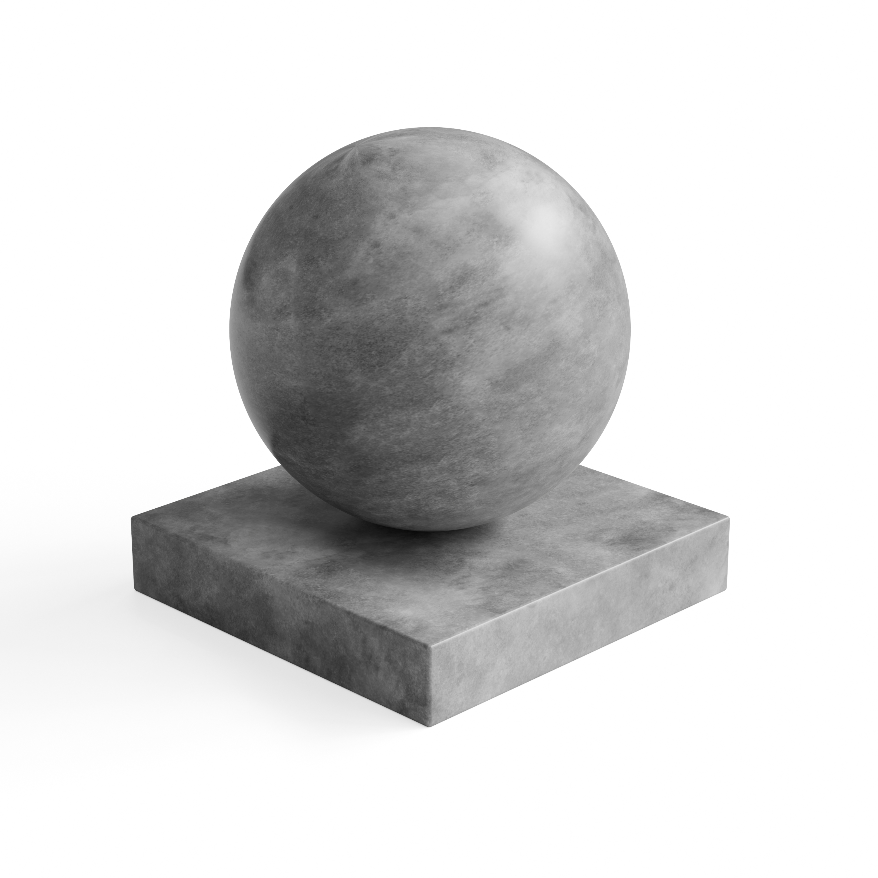 Grey Mottled Surface - Soft Matte Finish — Hero view