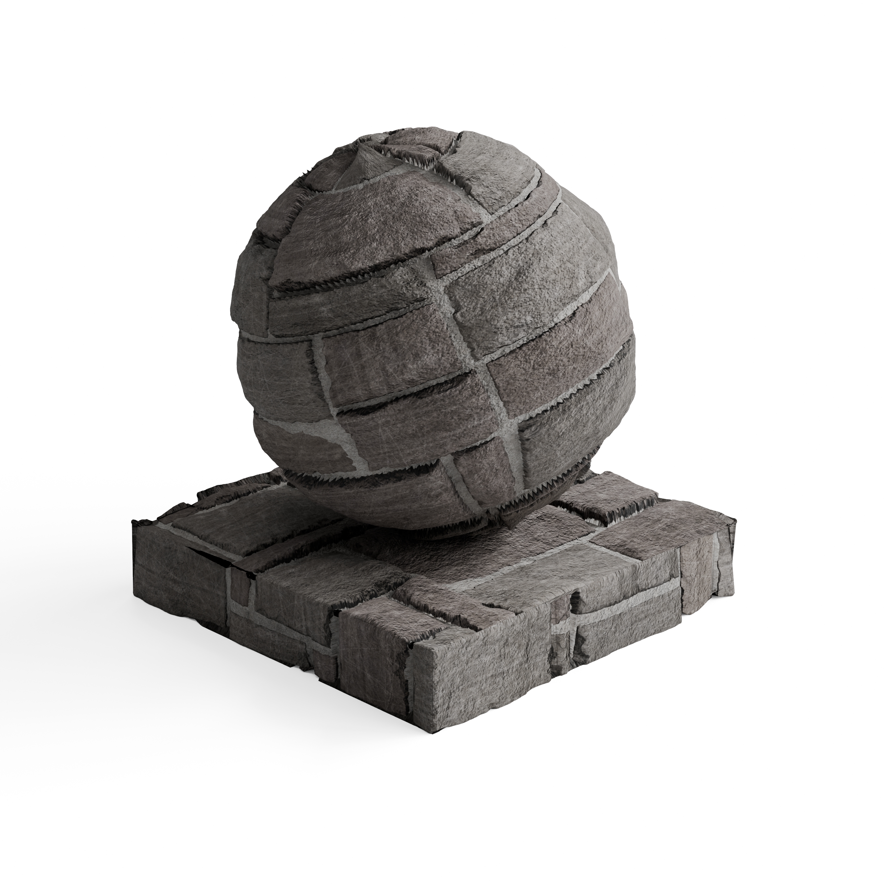 Stone Wall 104 - Random Ashlar Blocks — Hero view