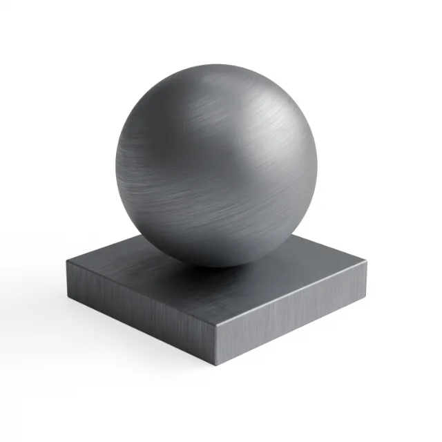 Metal 107 - Silver-grey fine brushed metal — Hero view